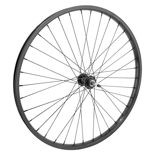 Wheel Master Rear Bicycle Wheel 26', 5/6/7/8 Speed Freewheel Compatible, 36 Spoke, Steel Rim, Bolt On Axle, Black