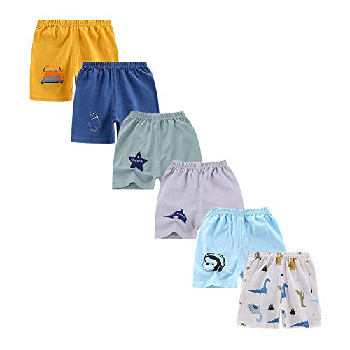 SHARELY SHEEP SharelySheep Baby Boys Elastic Waist Dinosaur Cotton Shorts Toddler Kids Pants, T9, 3T