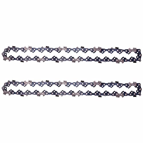 VanRank 2 Pack S52 AdvanceCut 14-Inch Chainsaw Chain 3/8 LP .050' 52 Drive Links Compatible with Craftsman Poulan Ryobi Portland Harbor Freight 64497 64498 Homelite Echo Greenworks SWJ699E Sun Joe Saw