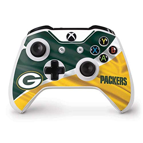 Skinit Decal Gaming Skin Compatible with Xbox One S Controller - Officially Licensed NFL Green Bay Packers Design