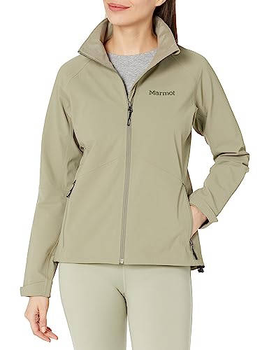 MARMOT Women's Alsek Jacket | Softshell Jacket, Lightweight & Water-Resistant for Layering on the Trail, Vetiver, Medium
