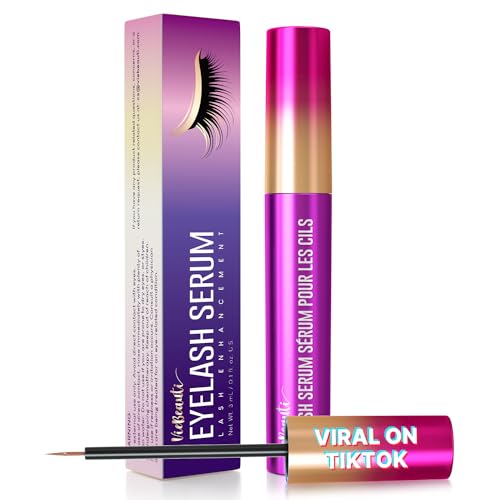 Premium Eyelash Growth Serum and Eyebrow Enhancer by VieBeauti, Lash Boost Serum for Longer, Fuller, Thicker Lashes & Brows (3ML)