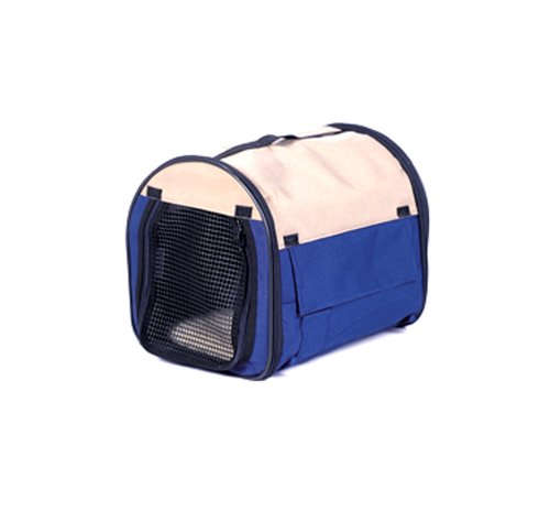 Petmate Portable Pet Home Mini, Khaki/Navy