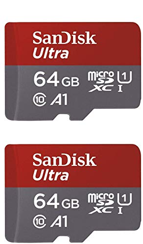 SanDisk 64GB X2 (128GB) MicroSDXC Ultra Uhs-1 Memory Card