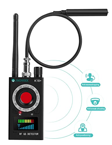 JMDHKK Hidden Camera Detectors,Anti Spy Detector,Bug Detector,GPS Detector,RF Detector Scanner Device for GPS Tracker Listening Device Camera Finder