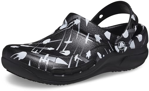 Crocs Unisex Bistro Graphic Clogs, Slip Resistant Work Shoes, Star Wars, Numeric_9 US Men