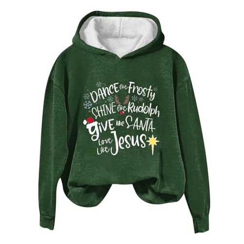 Blczomt Monday Cyber Deals 2023 Christmas Tree Farm Sweatshirt for Women Hooded Plus Size Xmas Pullover Sweater Funny Graphic Holiday Outfits for Women Ugly Christmas Sweatshirt
