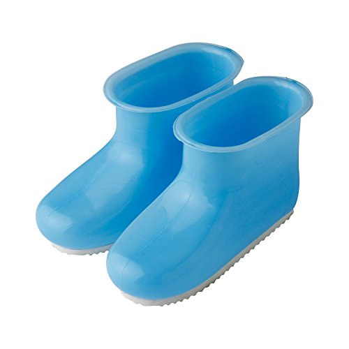 LEC Simple Bath Boots, 10.2 inches (26 cm), Deep Type, Blue