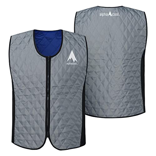 AlphaCool Evaporative and Reusable Cooling Vest – Stretchable and Comfortable Wear For Hot Days During Summer Season