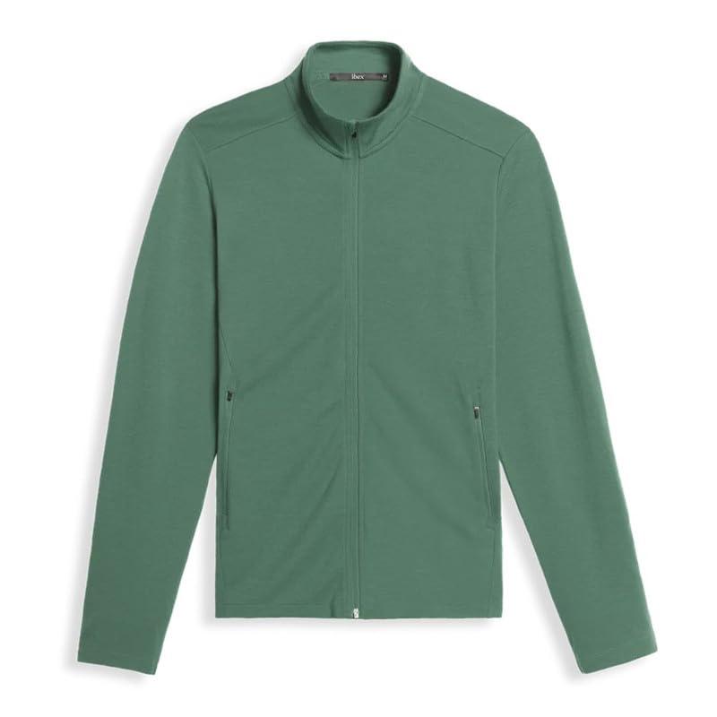 Ibex Men's Merino Shak Lite Jacket, Sitka, X-Large