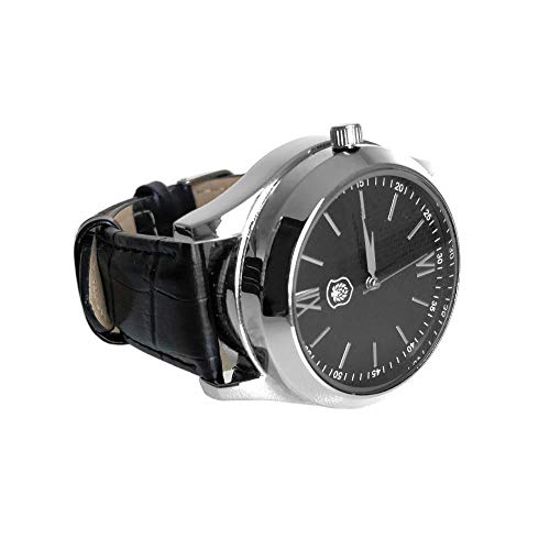 Hildbrandt Mens Military Watch Cigarette Electric Lighter with USB Rechargeable Quartz Wristwatch (Prominence, Black)