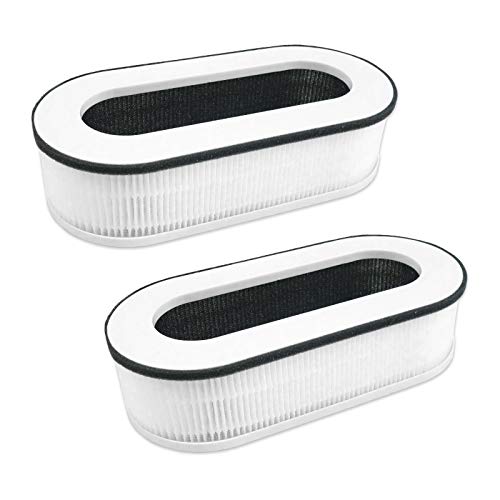 Flintar RP-AP068 3-in-1 H13 Grade True HEPA Replacement Filter, Compatible with RENPHO Compact Air Purifier RP-AP068, 2-Pack
