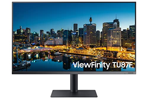 SAMSUNG TU872 Series 32-Inch Viewfinity 4K UHD (3840x2160) Computer Monitor, Thunderbolt 3 Daisy Chain, HDMI, Display Port, Height Adjustable Stand, 3 Yr WRNTY (LF32TU872VNXGO)