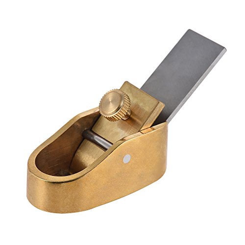 Btuty Convex Curved Sole Woodworking Plane Cutter Brass Luthier Tool for Violin Viola Cello Wooden Instrument