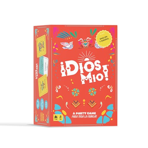 Dios Mio! Party Game - Bilingual Comedy Card Game for Latinos, Fun for Family Game Night, Ages 17+, 4-10 Players, 30-60 Min Playtime, Made by Fitz Games