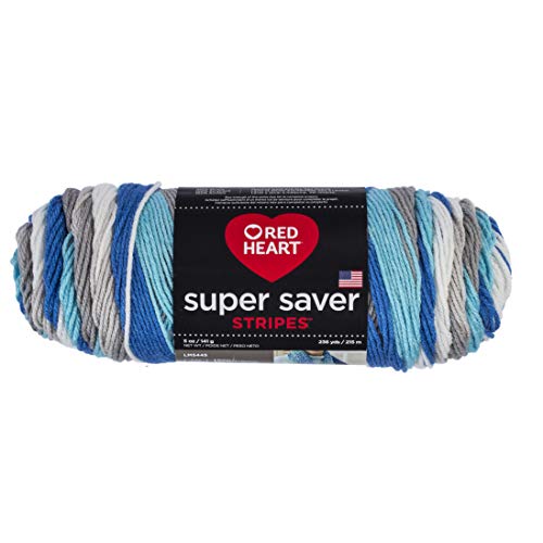 RED HEART Super Saver Yarn, Stripe-Calm