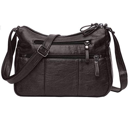 VOLGANIK ROCK Purses for Women Soft PU Leather Shoulder Bag Ladies Crossbody Purse and handbags Lightweight Pocketbook