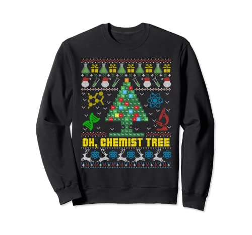 Oh Chemist Tree Chemistree Chemistry Ugly Christmas Sweater Sweatshirt