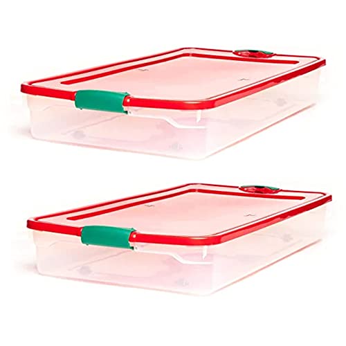 HOMZ Underbed Holiday Plastic Storage (3470HRGDC.02)