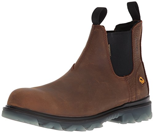 Wolverine mens I-90 Waterproof Composite-toe Romeo Slip-on Construction Boot, Sudan Brown, 11.5 US