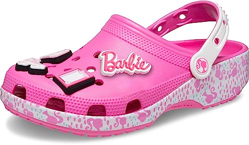Crocs Unisex Barbie Classic Clogs, Electric Pink, Numeric_4 US Men