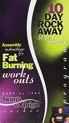 Body By Jake Bun and Thigh Rocker - Assembly Instructions and Fat Burning Work Outs: 10 Day Rock Away Size Down Program