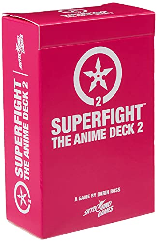 Skybound Superfight Anime Deck 2: 100 Expansion Cards for The Game of Absurd Arguments | for Kids Teens Adults, 3 or More Players, Ages 8+