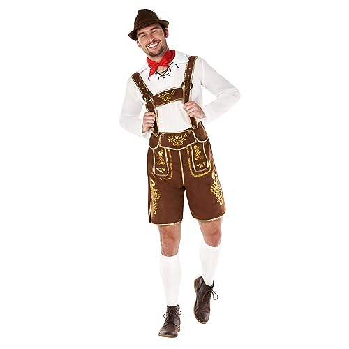 Morph Bavarian Lederhosen Men Plus Size Oktoberfest Costume Men German Costume Lederhosen Costume Mens Bavarian Costume Outfit Oktoberfest Costume Men Size L