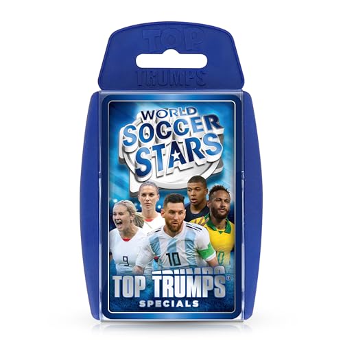 Top Trumps World Soccer Stars Specials Card Game; Entertaining with The Most Famous Soccer Players | Sports Fans of All Ages | Family Fun for 6 & up