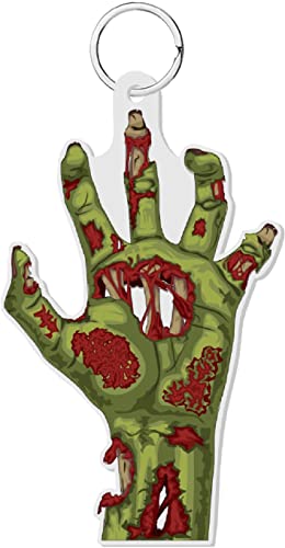 Ideogram Designs Zombie Hand keychain funny cute unique art inspired gift