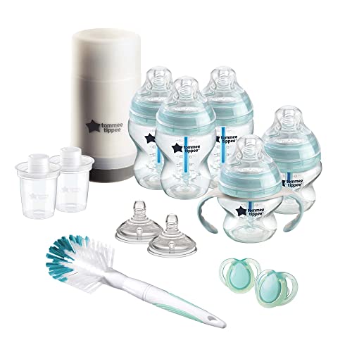 Tommee Tippee Advanced Anti-Colic Baby Bottle Newborn Feeding Gift Set, Slow Flow Breast-Like Nipples and Unique Anti-Colic Venting System