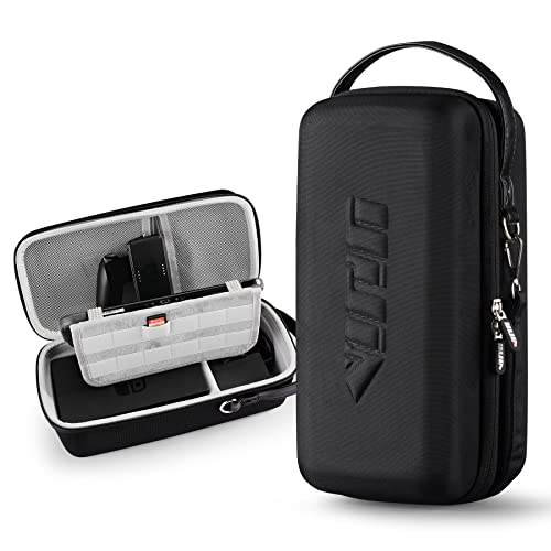 UYIYE Carrying Storage Case for Nintendo Switch/Switch OLED Model (2022),Portable Travel All Protective Hard Messenger Bag Soft Lining 16 Games for Switch Console Pro Controller & Accessories black