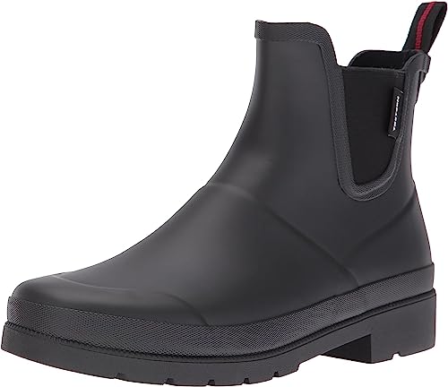 TRETORN Women's Lily Rain Boot, Black Matte, 10
