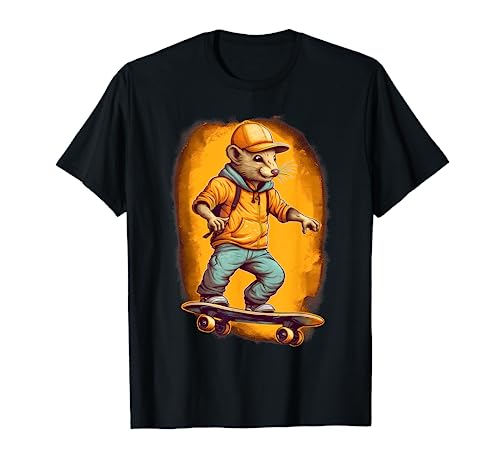 Retro Skateboarding Mongoose Skateboard T-Shirt