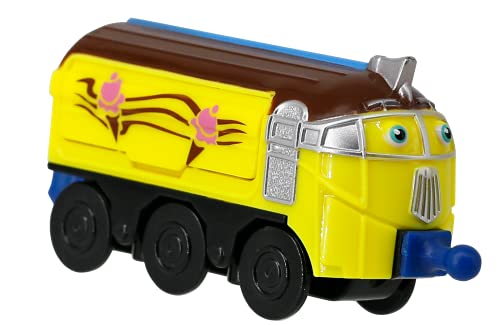 Chuggington EU890304 Look Alive Chuggers Single Pack | Frostini | Toy Train with Surprise Motion Feature | Free-Rolling Wheels | 3.75 Inch Scale | Ages 3 and Up, Yellow