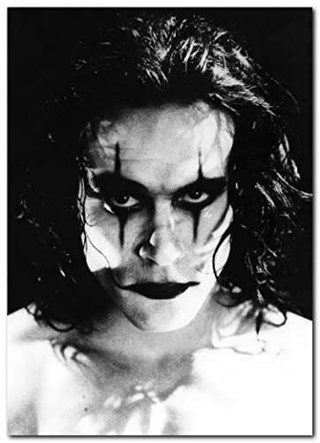 Brandon Lee The Crow Poster (13 x 19 Inches) | Ready to Frame for Office, Living Room, Dorm, Kids Room, Bedroom, Studio, Black And White Photo Print