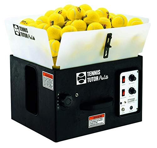 Tennis Tutor Prolite with Oscillator. Made in USA by #1 Tennis Machine Company.