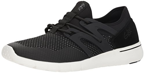 GBX Men's Aria Oxford, black/white, 11 Medium US