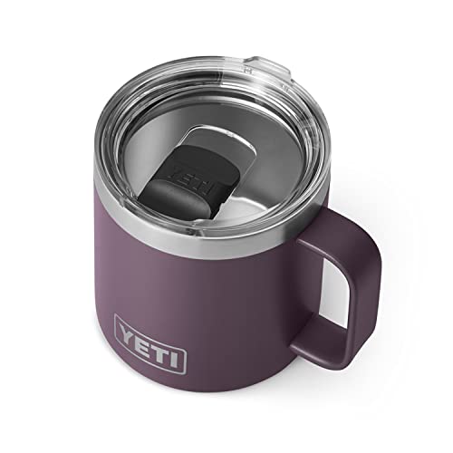 YETI Stainless Steel Rambler Drinking_Cup, Vacuum Insulated, with MagSlider Lid, 14 Ounces, Nordic Purple