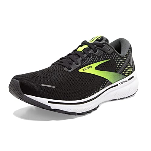 Brooks Men's Ghost 14 Neutral Running Shoe - Black/Pearl/Nightlife - 11 Medium