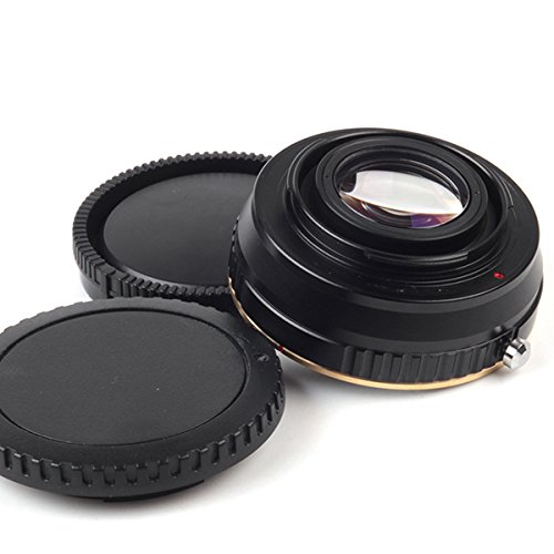 Pixco Focusing Infinity Speed Booster Focal Reducer with Optical Glass Lens Adapter for Canon EOS EF Lens to Fujifilm X Camera X-A5 X-A20 X-A10 X-A3 X-A2 X-A1 X-T2 X-E3 X-E2S X-E2 X-E1 X-T100 X-T10