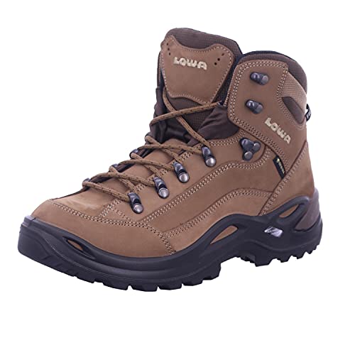 Lowa Womens Renegade GTX Mid Ws Nubuck Taupe Boots 8.5 US