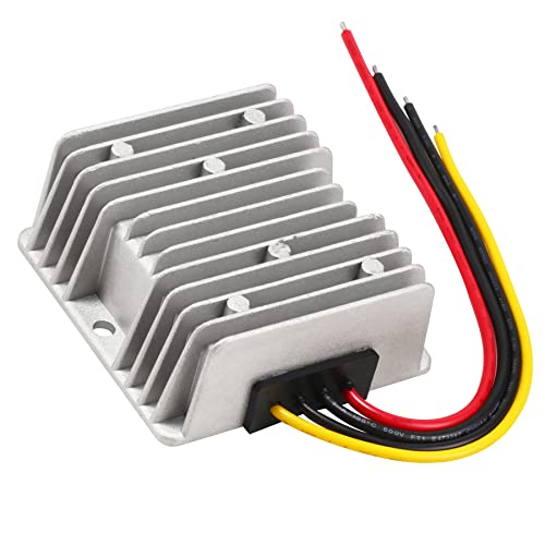 MGGi DC/DC 8V-40V Step Up Step Down to 13.8V 10A 138W, Boost Converter Voltage Regulator, Power Adapter Voltage Booster, Reducer Waterproof Module Transformer for Golf Cart Club Car Truck Vehicle