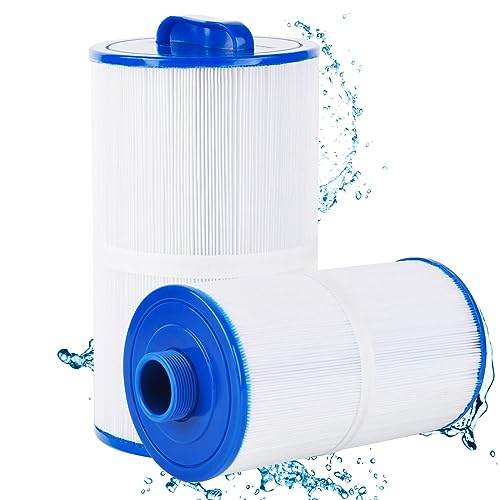 PLLUCID 303279 Hot Tub Filter Compatible with FC-2402, PFF42TC-P4, 78460, 5CH-37 and Lifesmart, AquaTerra, Fantasy, Freeflow, Simplicity, Bermuda, Hydromaster, Aspire, Azure Spa Filter-2 Pack