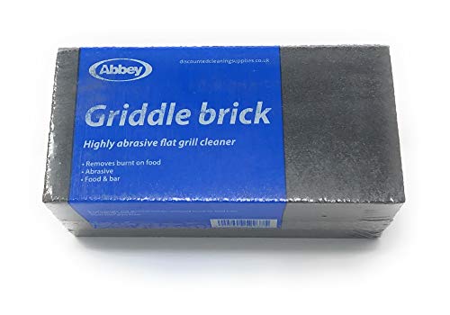 Scotch-Brite PROFESSIONAL 15238 Grill Cleaner, Grill Brick, 4 x 8 x 3 1/2, Black (Case of 12)