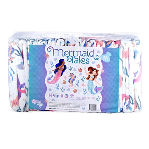 Rearz - Mermaid Tales - All-Night Adult Diapers (12 Pack) (Large)