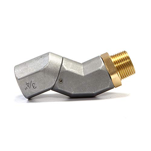 3/4 Inch Fuel Hose Swivel 360 Rotating Connector for Fuel Nozzle Multi Plane Fuel Plane Swivel