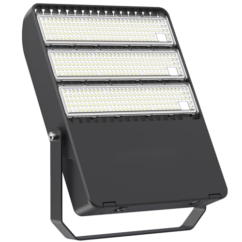 HYPERLITE LED Stadium Light 300W: 42000LM Outdoor Flood Lights, IP65 Waterproof LED Flood Lights, 5000K Exterior Floodlights for Yard, Court, Patio