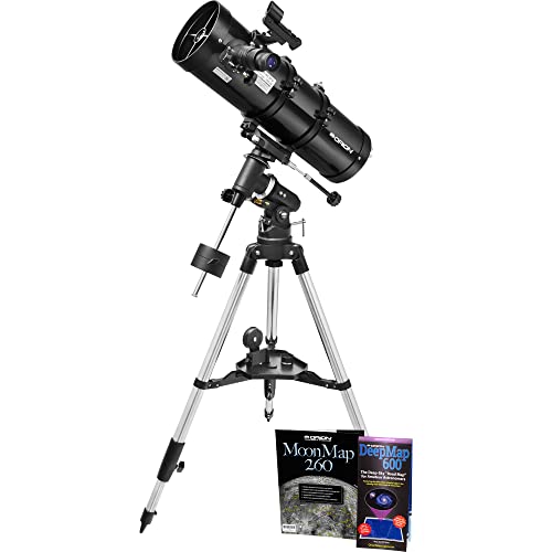 Orion SpaceProbe 130ST Equatorial Reflector Telescope for the Serious Adult Astronomy Beginner - Portable Telescope for Stargazing & Deep-sky Objects