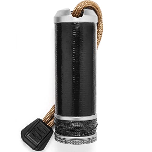 Exotac ripSPOOL Lightweight Bushcraft and Survival Complete Field Repair Kit and FireCord Lanyard for First Aid, Fire-Starting, Tool Creation, Fishing, and Navigation Tasks, Made in The USA